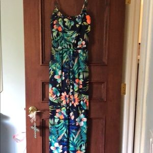 Jungle print jumpsuit